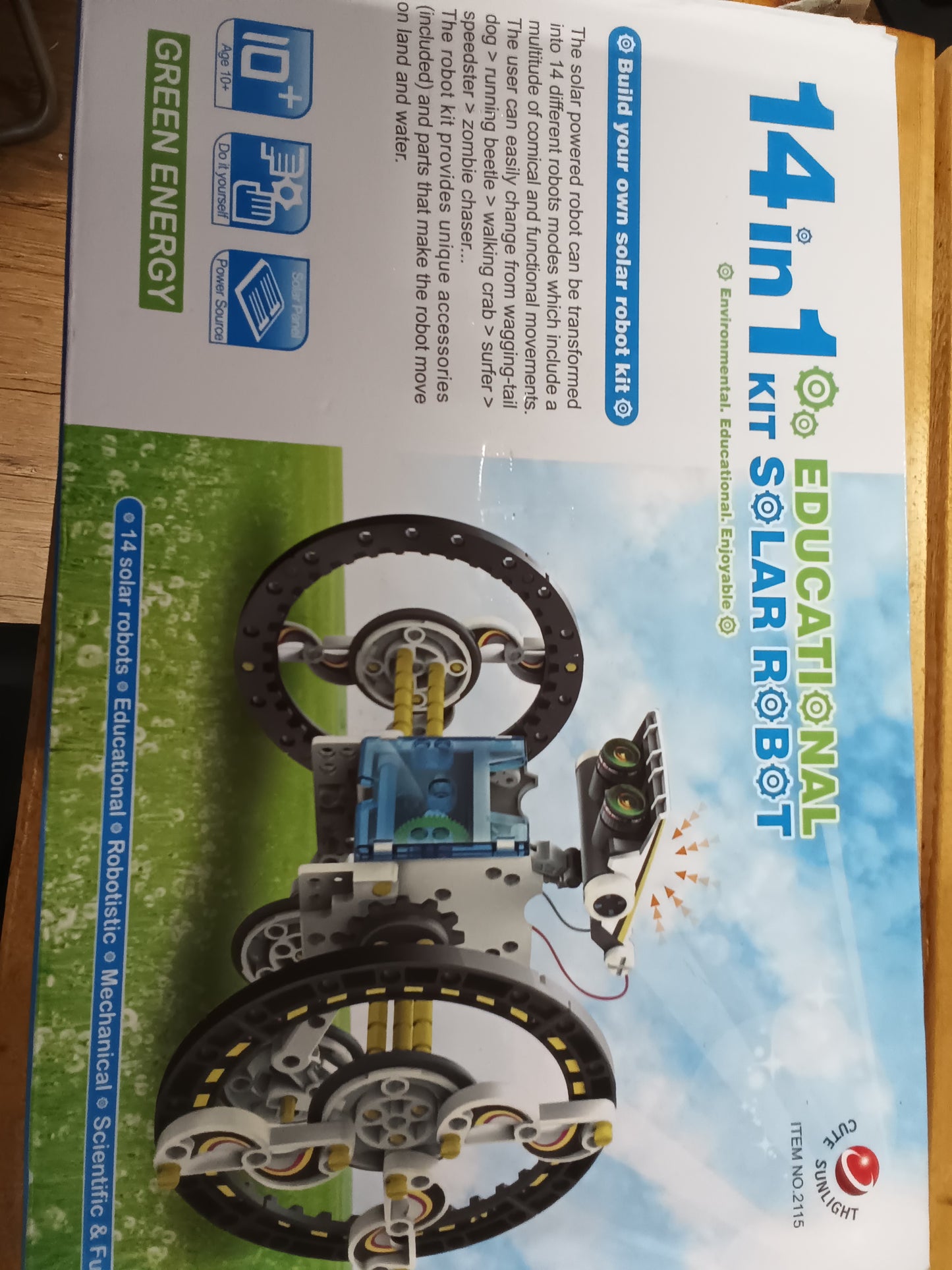14 in 1 Solar Robot